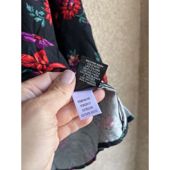 Torrid Twill Smocked Button Front Tunic - Size 3X - Multicolored - Picture 10 of 10